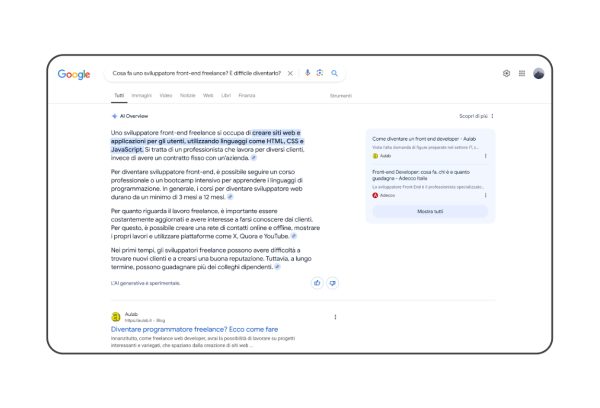 Fai una ricerca su Google e ti risponderà Gemini AI Overview arriva in Italia