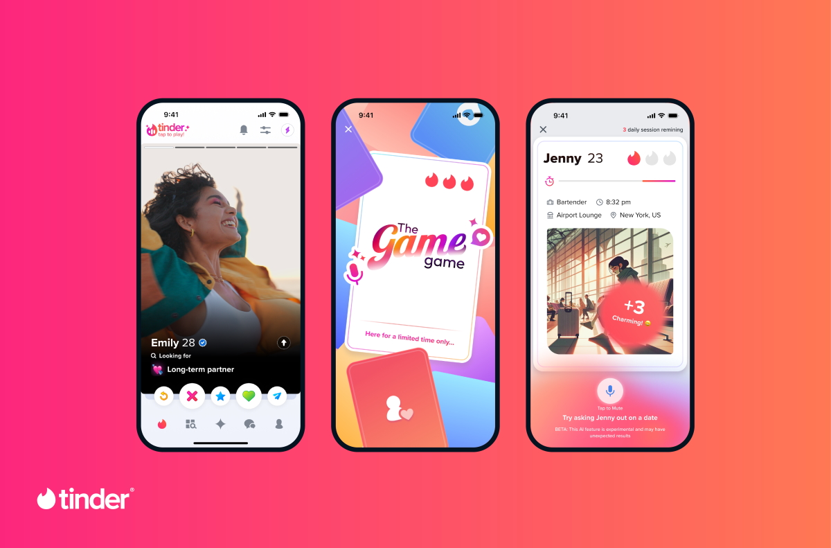 Tinder lancia un gioco AI per mettere alla prova le tue abilità di flirt