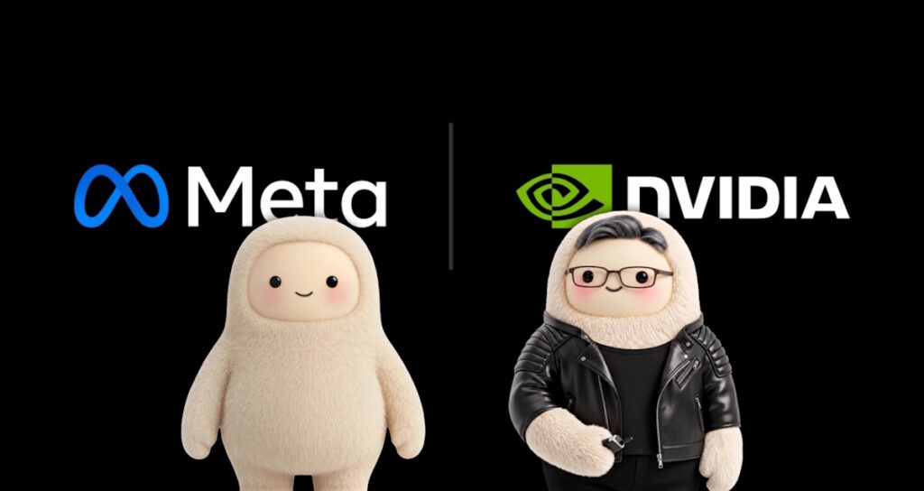 Nvidia investe 3 miliardi di dollari in Meta: rafforzata la collaborazione AI fra i due colossi tech
