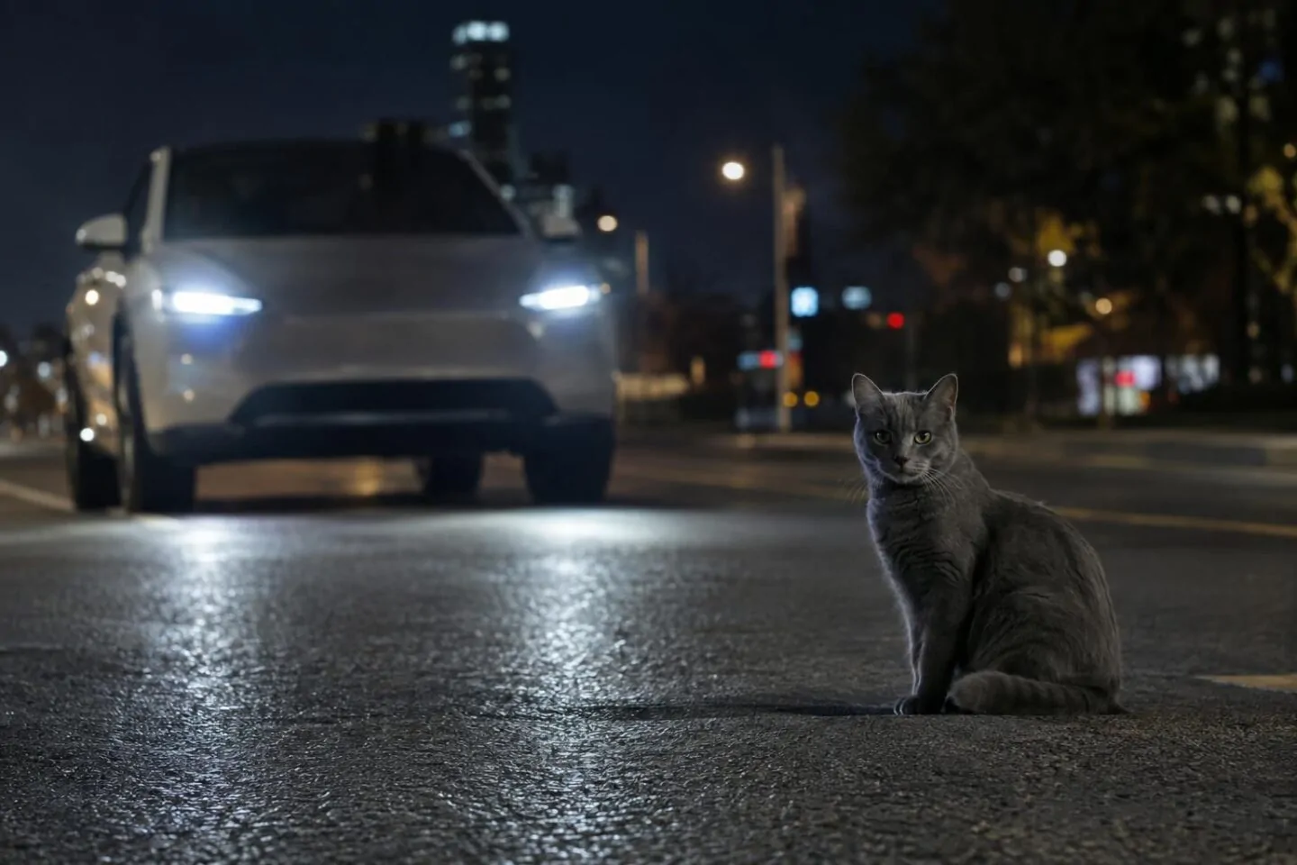 Tesla estende i robotaxi ad Austin fino alle 23 ma i gatti grigi restano un problema