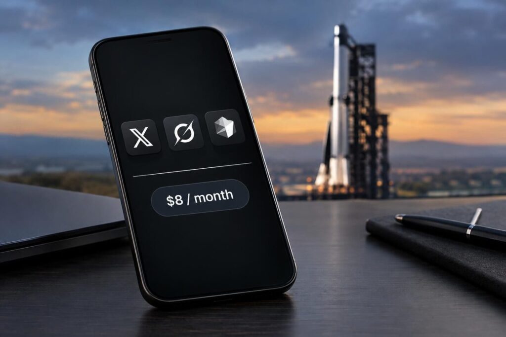 SpaceXSI riunisce X Premium, Grok e Cursor in un unico abbonamento da 8 dollari