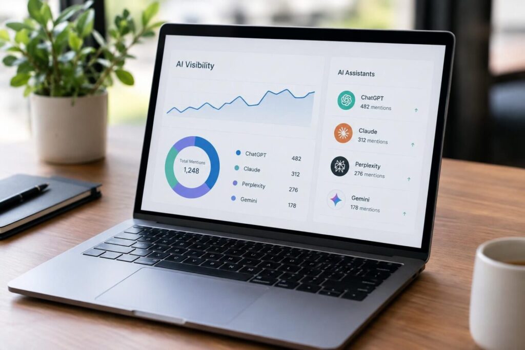 Kradeos, Contentstack e Grid My Business: tre tool per misurare la visibilità AI
