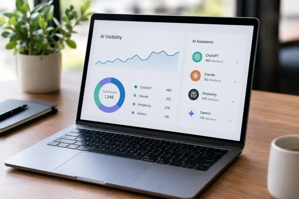 Kradeos, Contentstack e Grid My Business: tre tool per misurare la visibilità AI